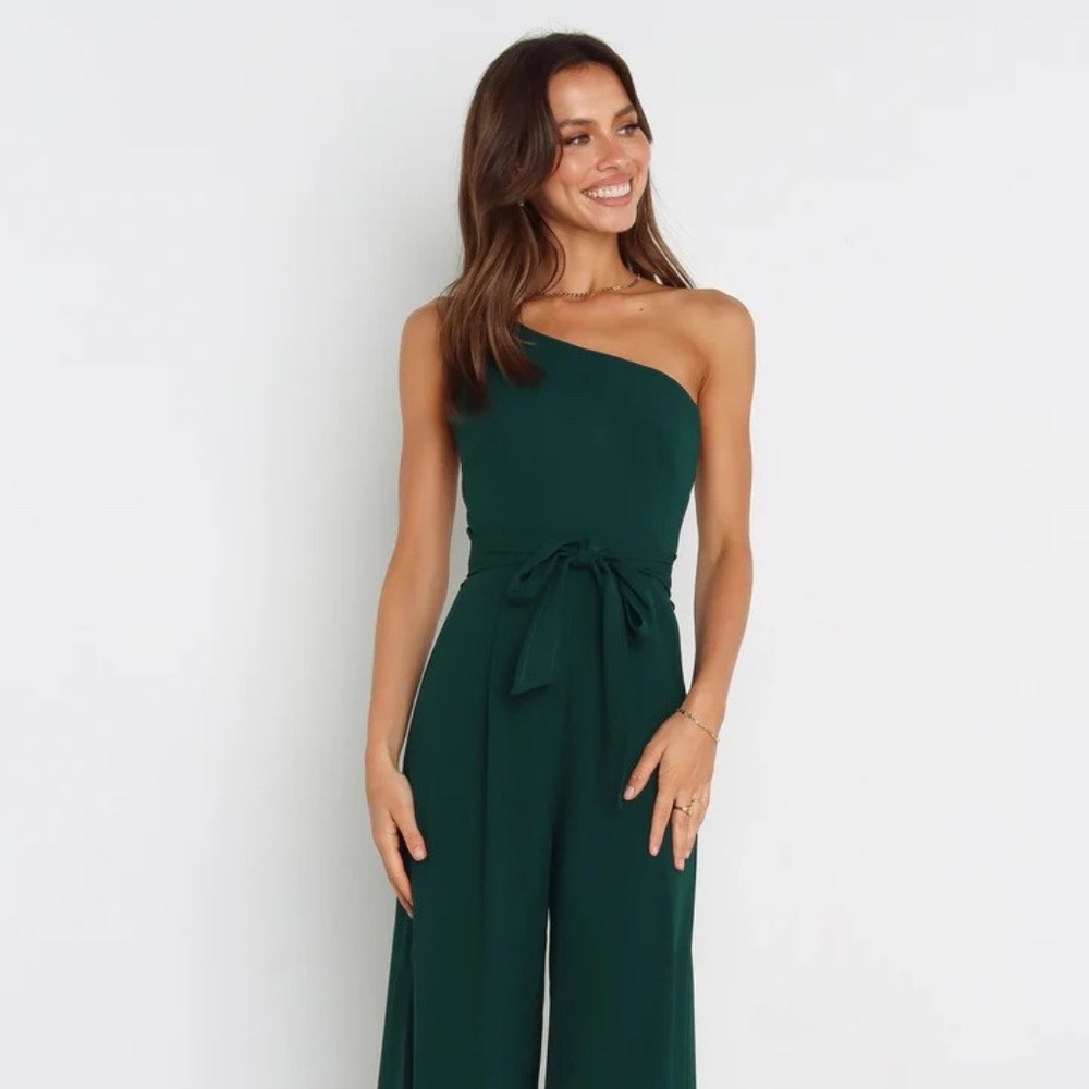 Petal & Pup Leyton Jumpsuit- Emerald